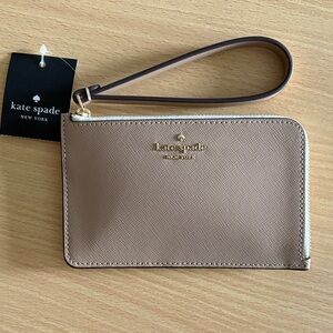 Kate Spade Beige Wristlet